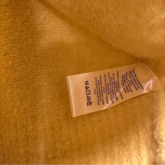 Maeve Anthropologie Simone V-Neck Plush Merino Wool Sweater Bright Yellow Small - Picture 14 of 16